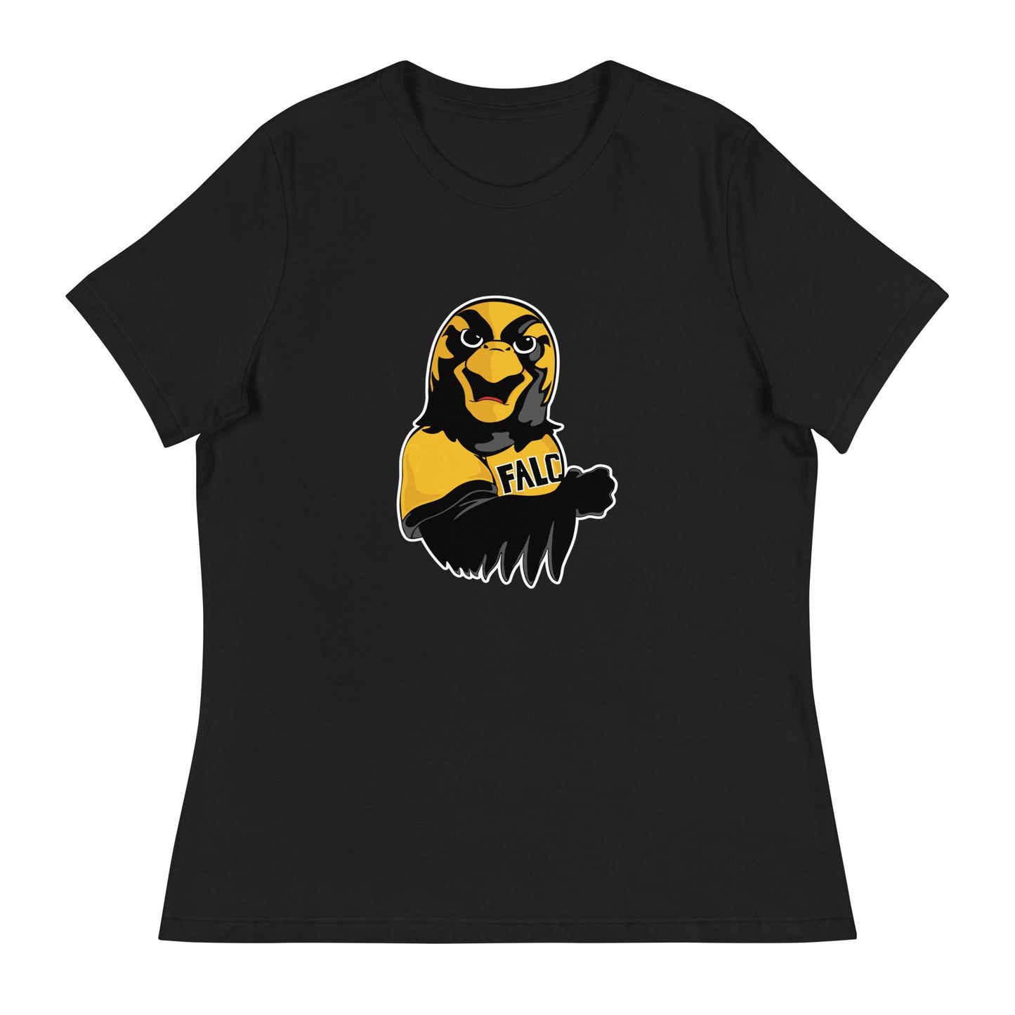 Performance | Women's Relaxed T Shirt | Pfeiffer University Golf | Mascot Logo
