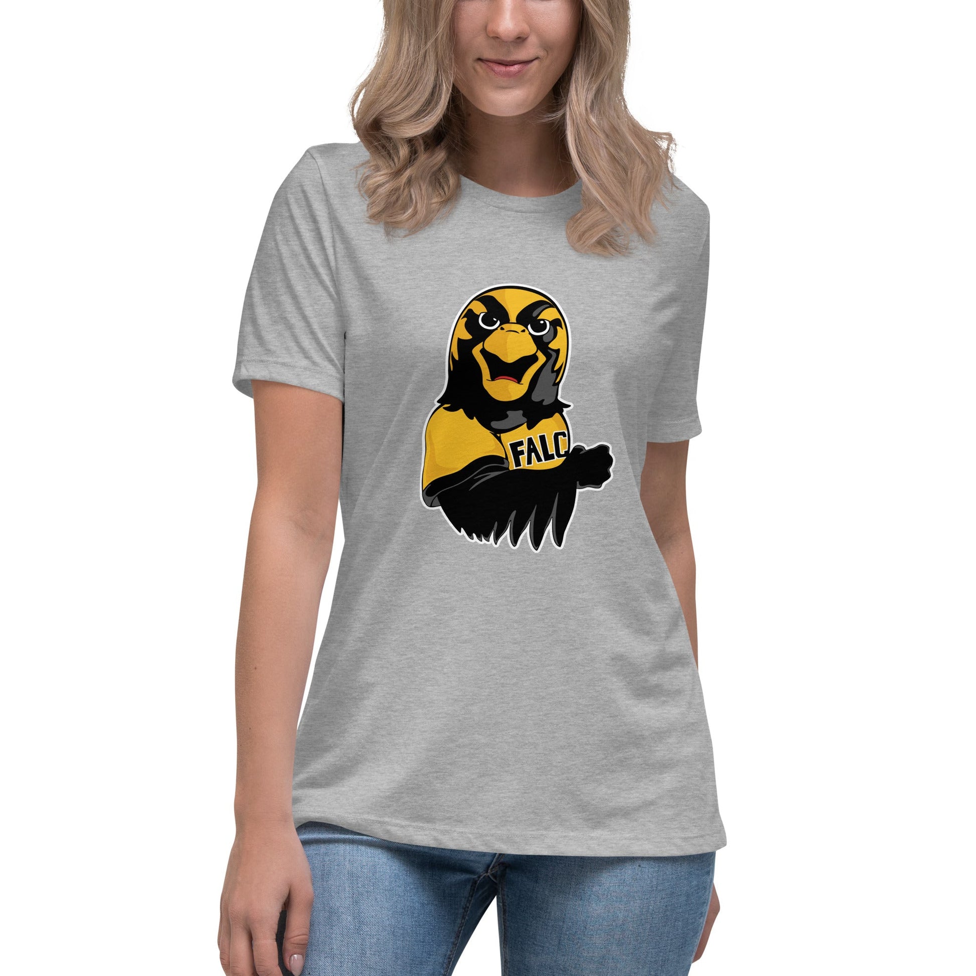 Performance | Women's Relaxed T Shirt | Pfeiffer University Golf | Mascot Logo