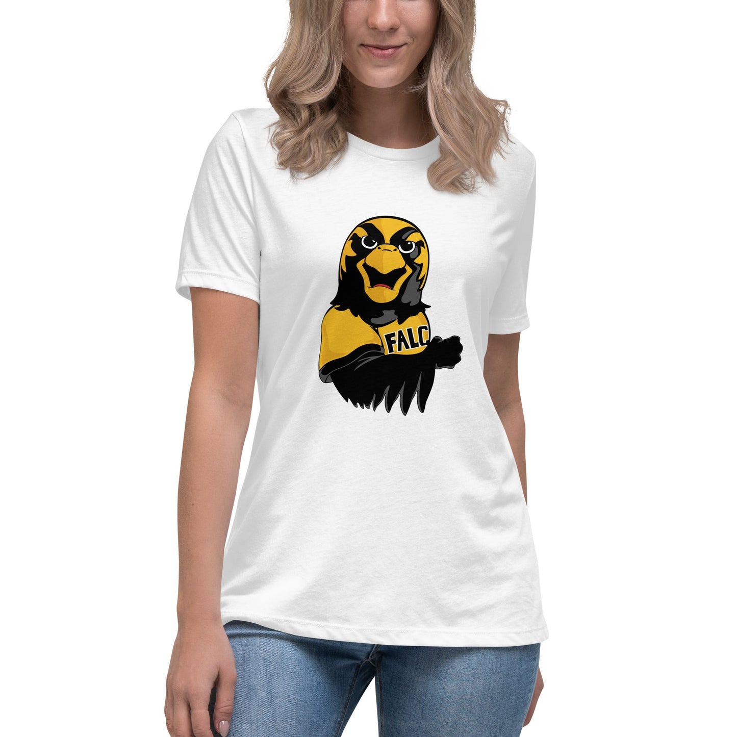 Performance | Women's Relaxed T Shirt | Pfeiffer University Golf | Mascot Logo