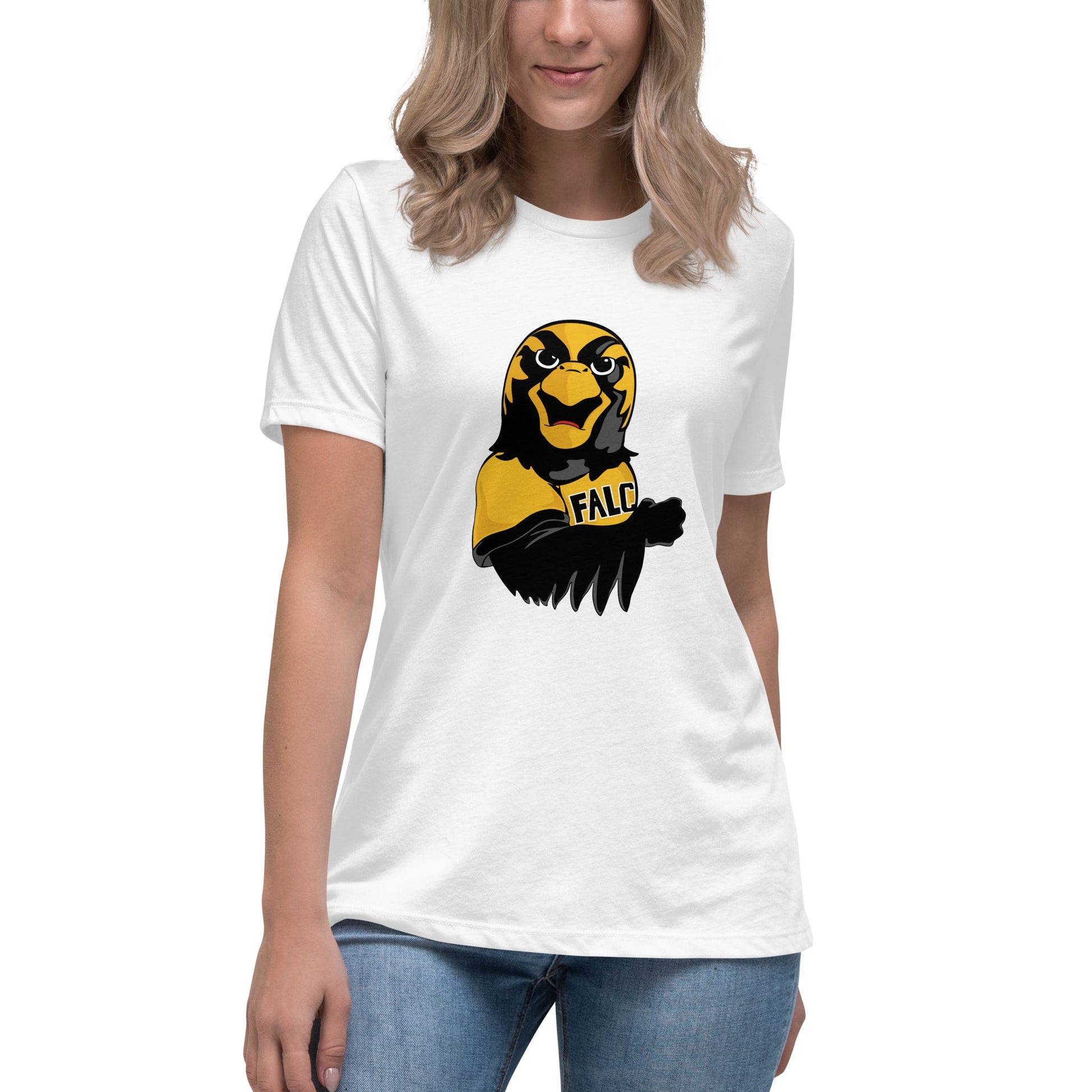 Performance | Women's Relaxed T Shirt | Pfeiffer University Golf | Mascot Logo