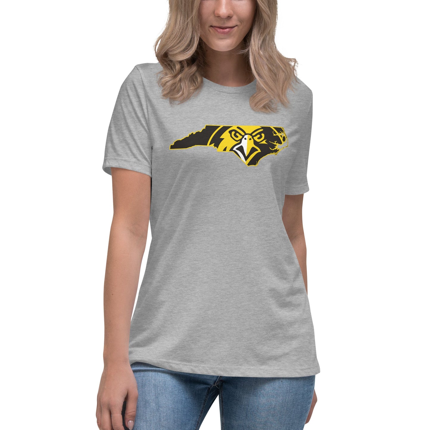 Performance | Women's Relaxed T Shirt | Pfeiffer University Golf | NC Logo