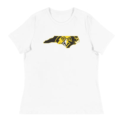 Performance | Women's Relaxed T Shirt | Pfeiffer University Golf | NC Logo