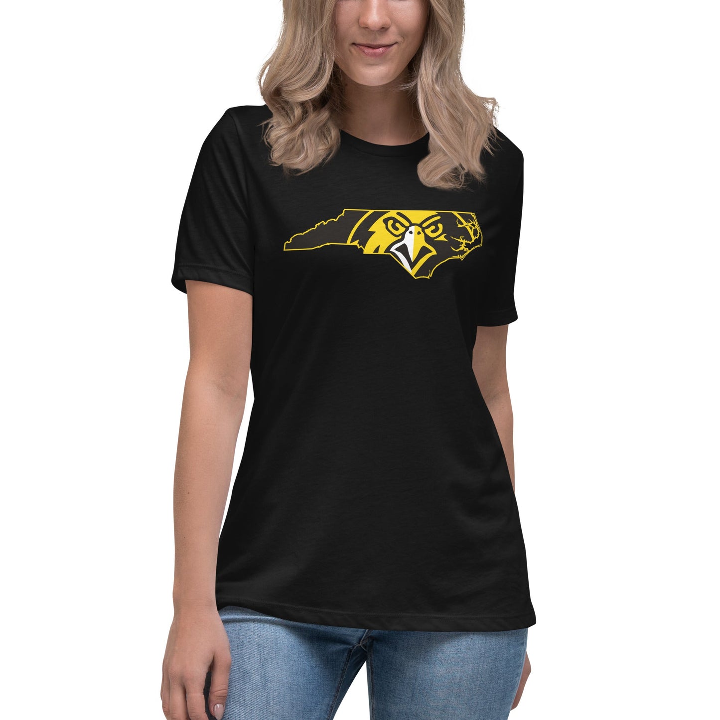 Performance | Women's Relaxed T Shirt | Pfeiffer University Golf | NC Logo