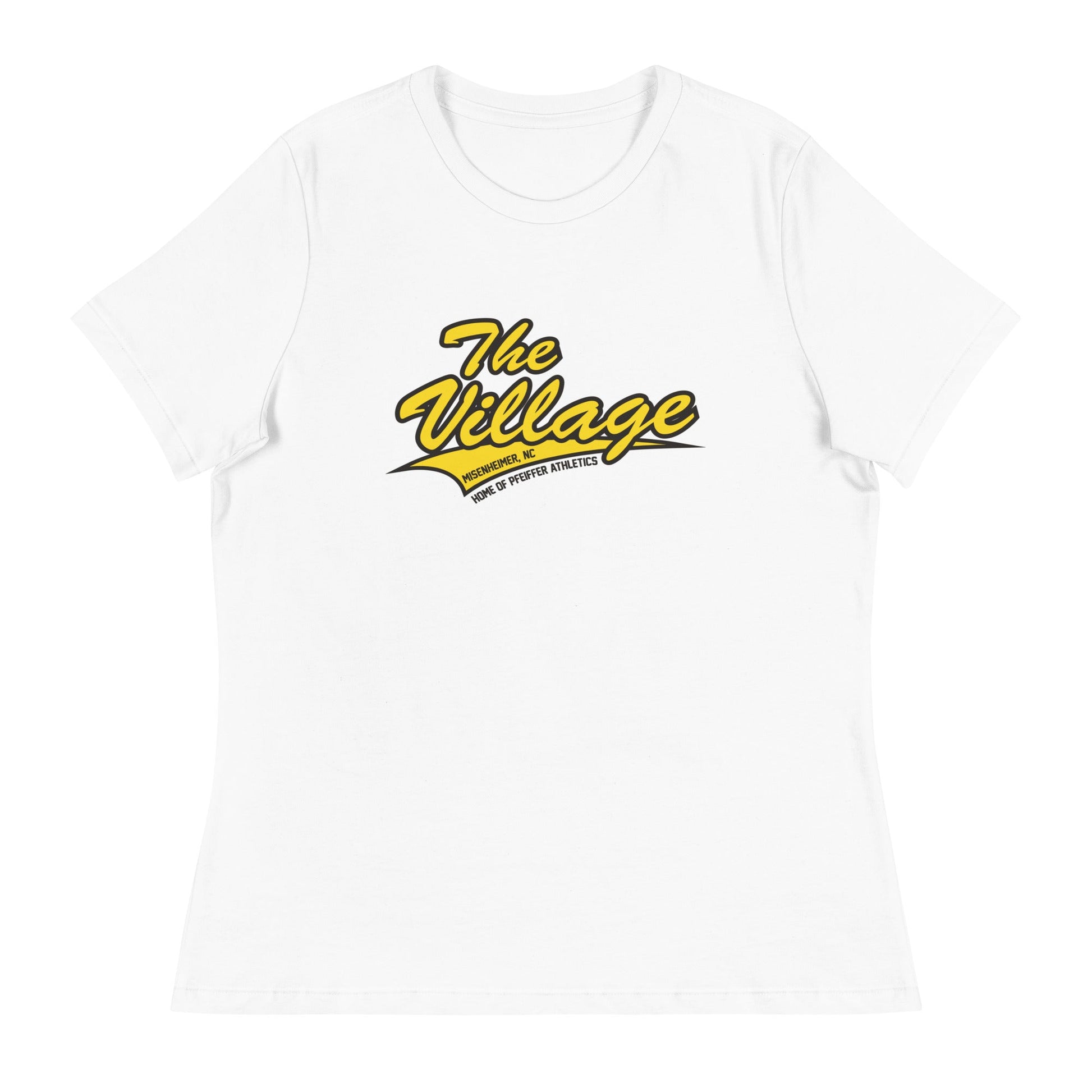 Performance | Women's Relaxed T Shirt | Pfeiffer University Golf | Village Logo