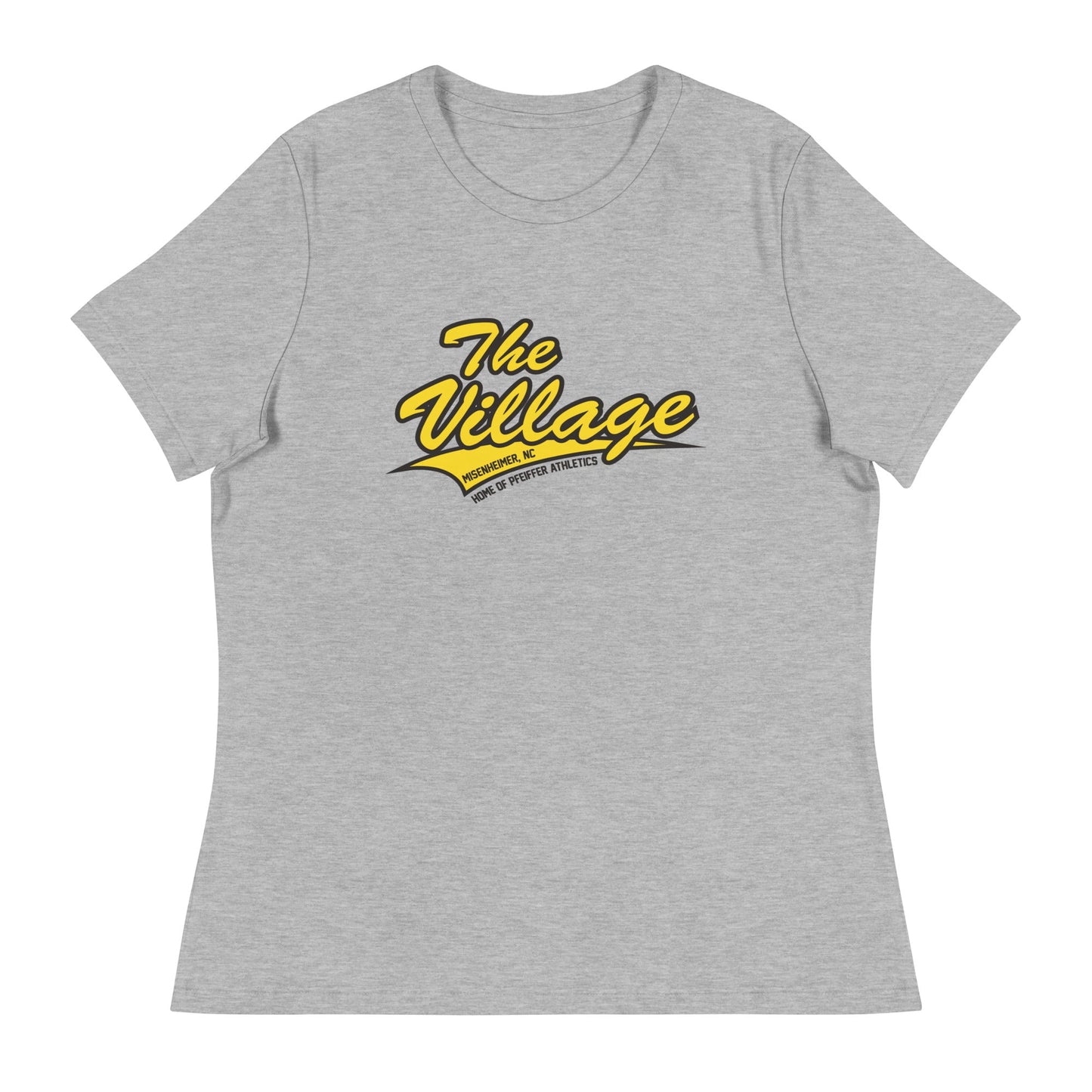 Performance | Women's Relaxed T Shirt | Pfeiffer University Golf | Village Logo