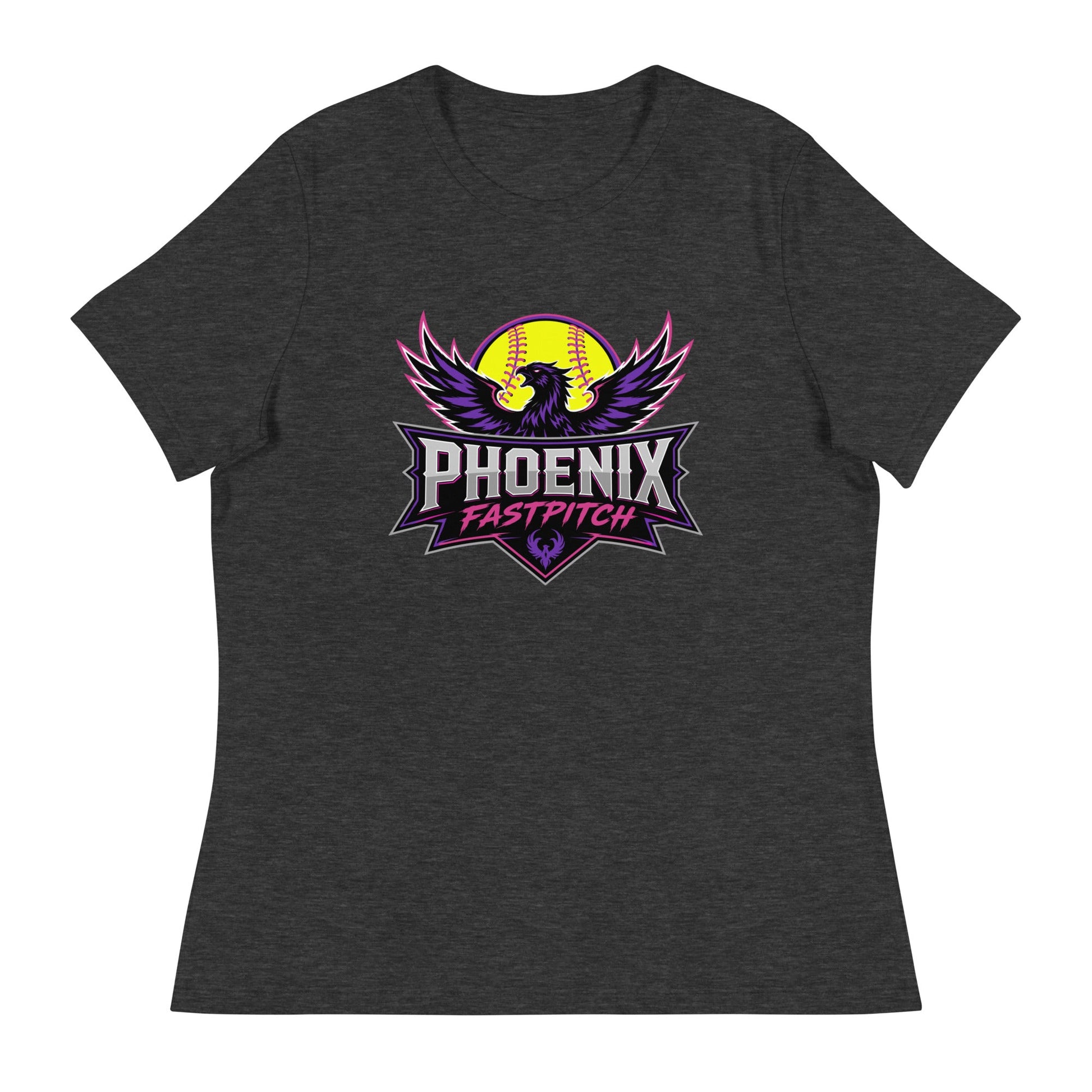 Performance | Women's Relaxed T Shirt | Phoenix Fastpitch | Emblem Logo