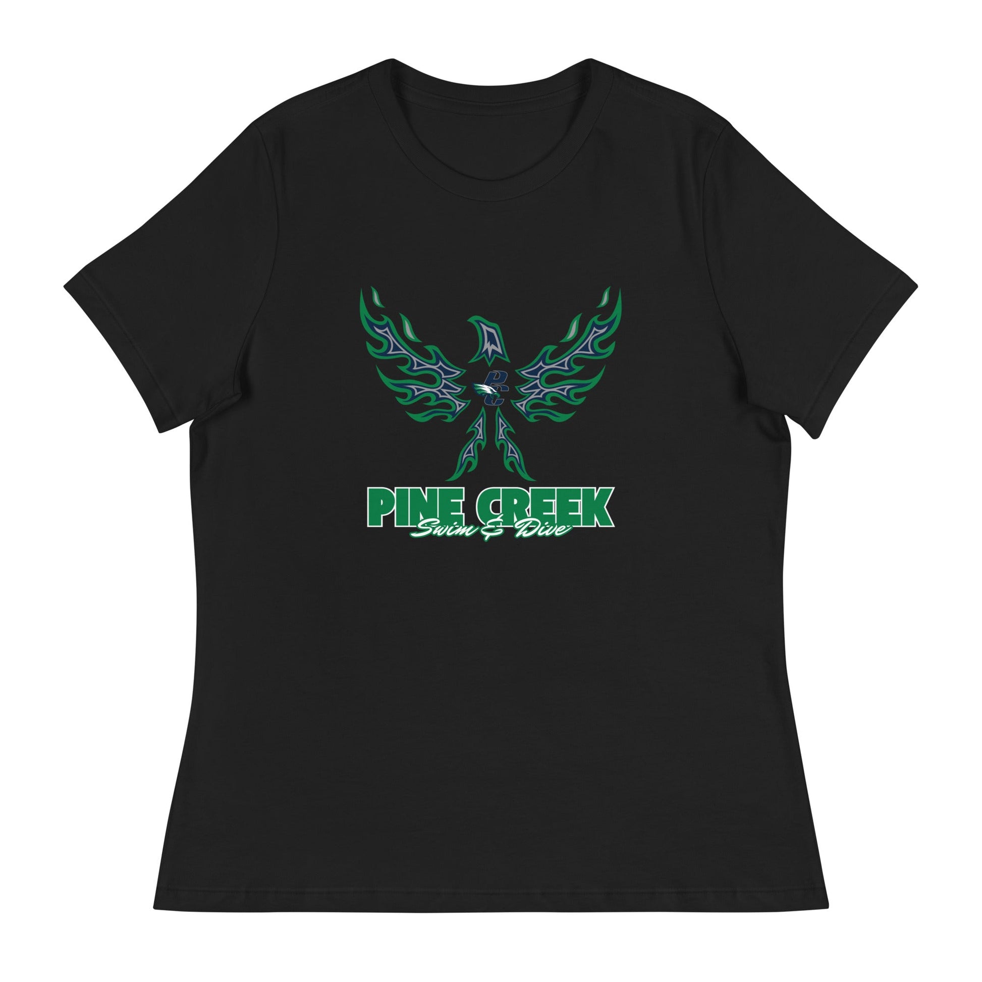 Performance | Women's Relaxed T Shirt | PINE CREEK SWIM & DIVE | '24 Logo
