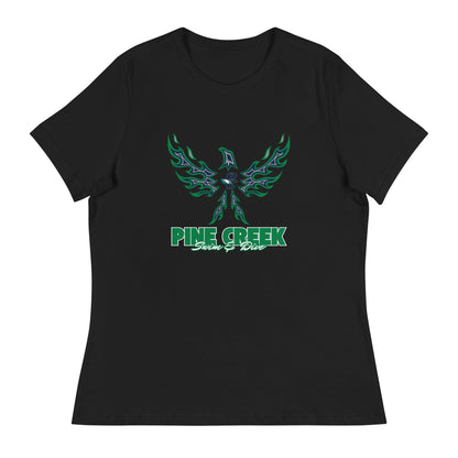 Performance | Women's Relaxed T Shirt | PINE CREEK SWIM & DIVE | '24 Logo