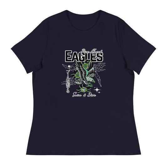 Performance | Women's Relaxed T Shirt | PINE CREEK SWIM & DIVE | '25 Logo