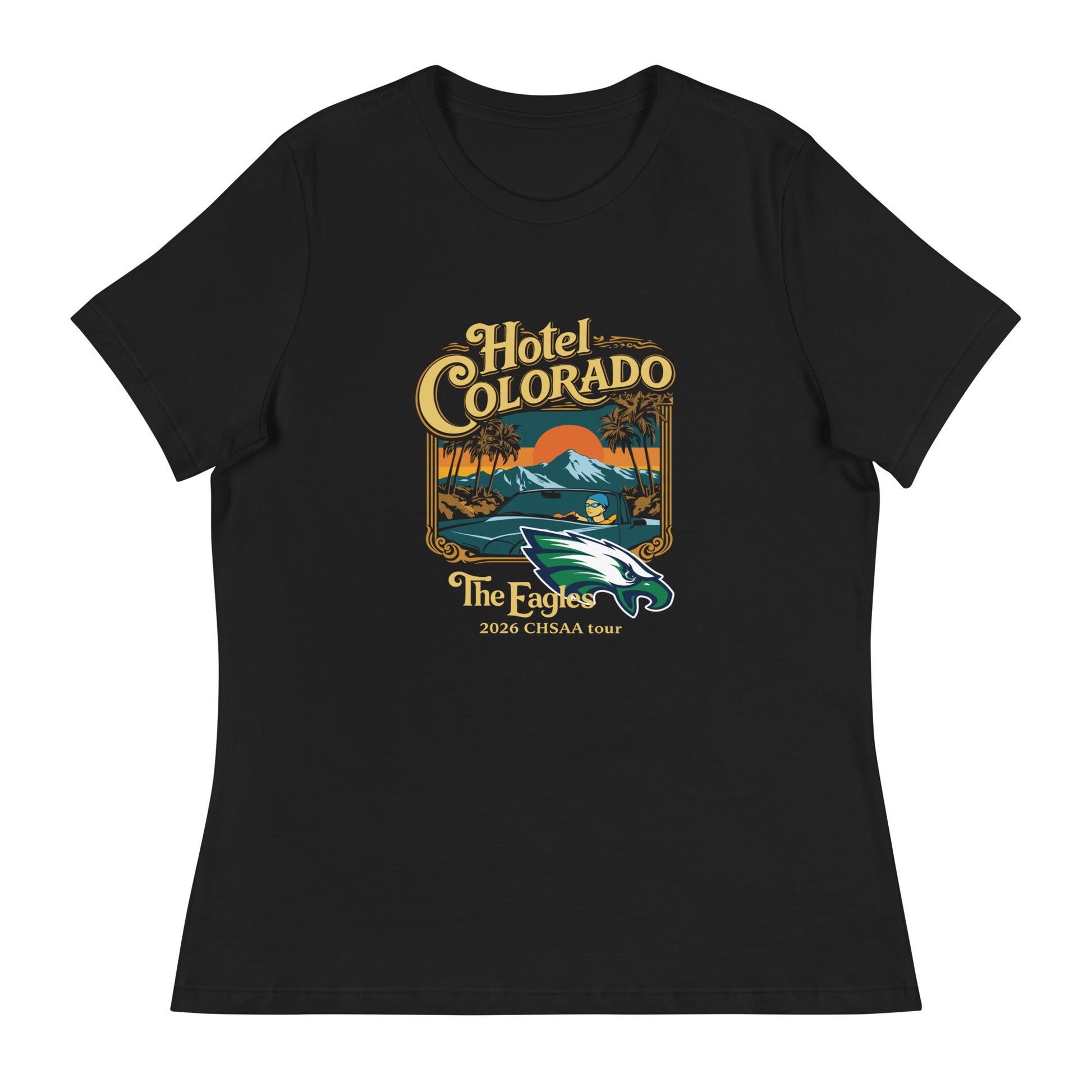 Performance | Women's Relaxed T Shirt | PINE CREEK SWIM & DIVE | Hotel Colorado Logo