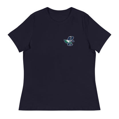 Performance | Women's Relaxed T Shirt | PINE CREEK SWIM & DIVE | PC Mascot Logo