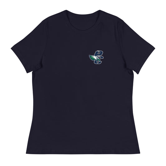 Performance | Women's Relaxed T Shirt | PINE CREEK SWIM & DIVE | PC Mascot Logo