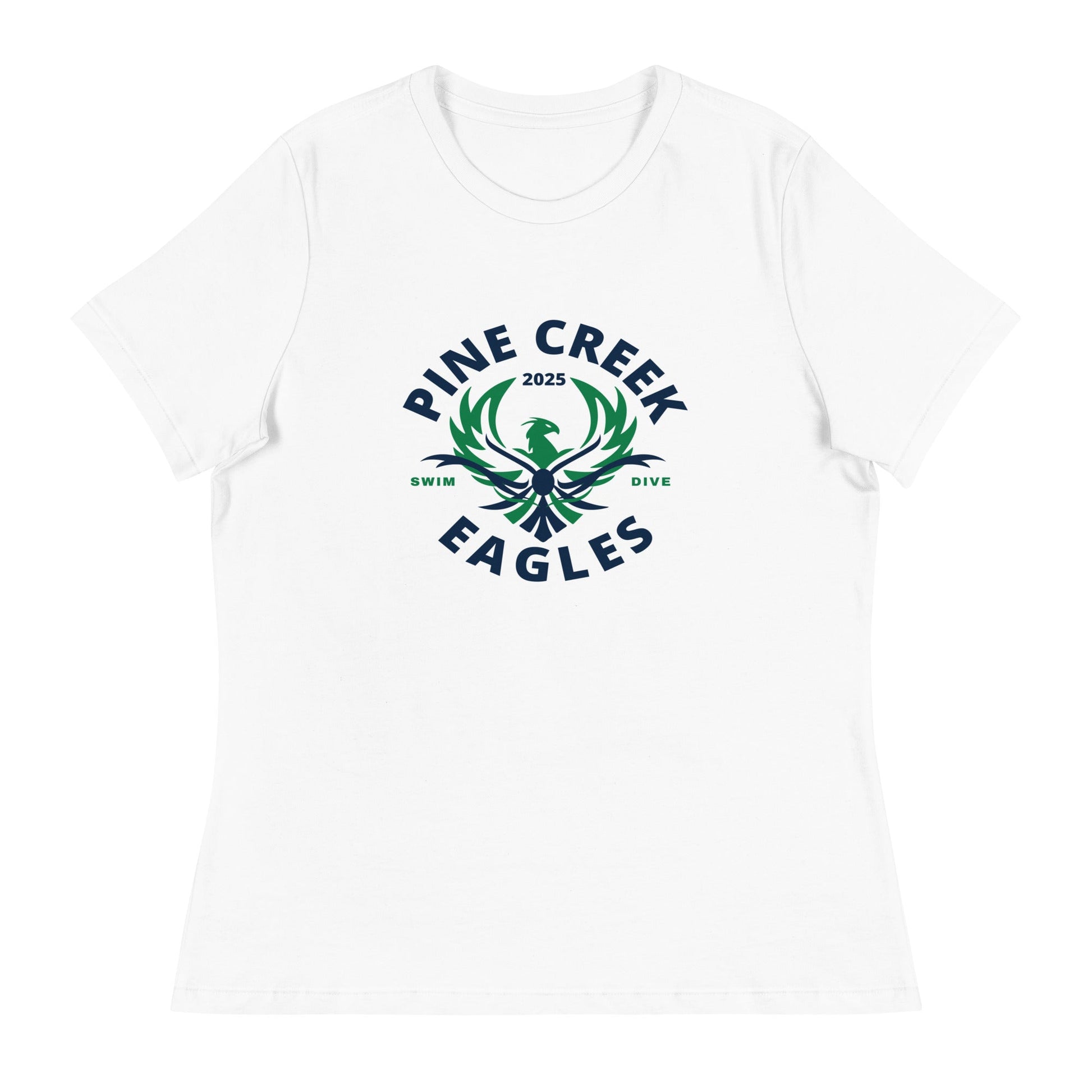 Performance | Women's Relaxed T Shirt | PINE CREEK SWIM & DIVE | Swim & Dive Logo