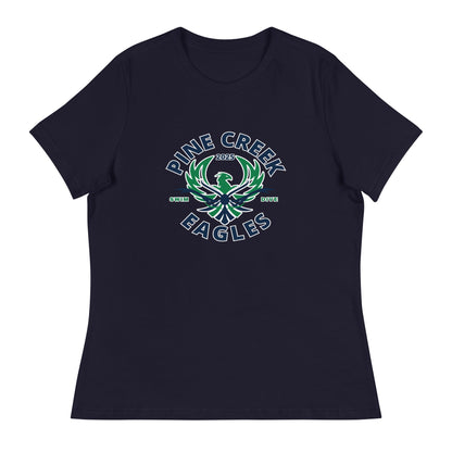 Performance | Women's Relaxed T Shirt | PINE CREEK SWIM & DIVE | Swim & Dive Logo