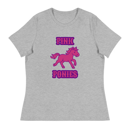 Performance | Women's Relaxed T Shirt | Pink Pony Athletic Club | Emblem Logo