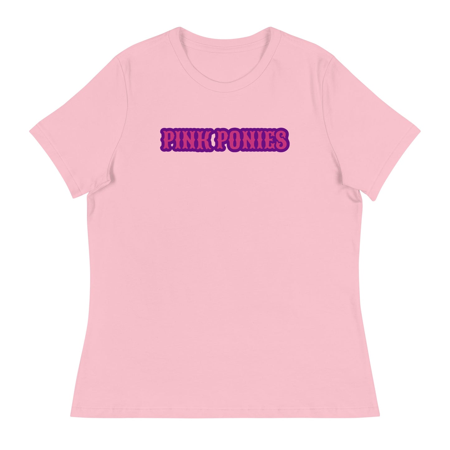 Performance | Women's Relaxed T Shirt | Pink Pony Athletic Club | Script Logo
