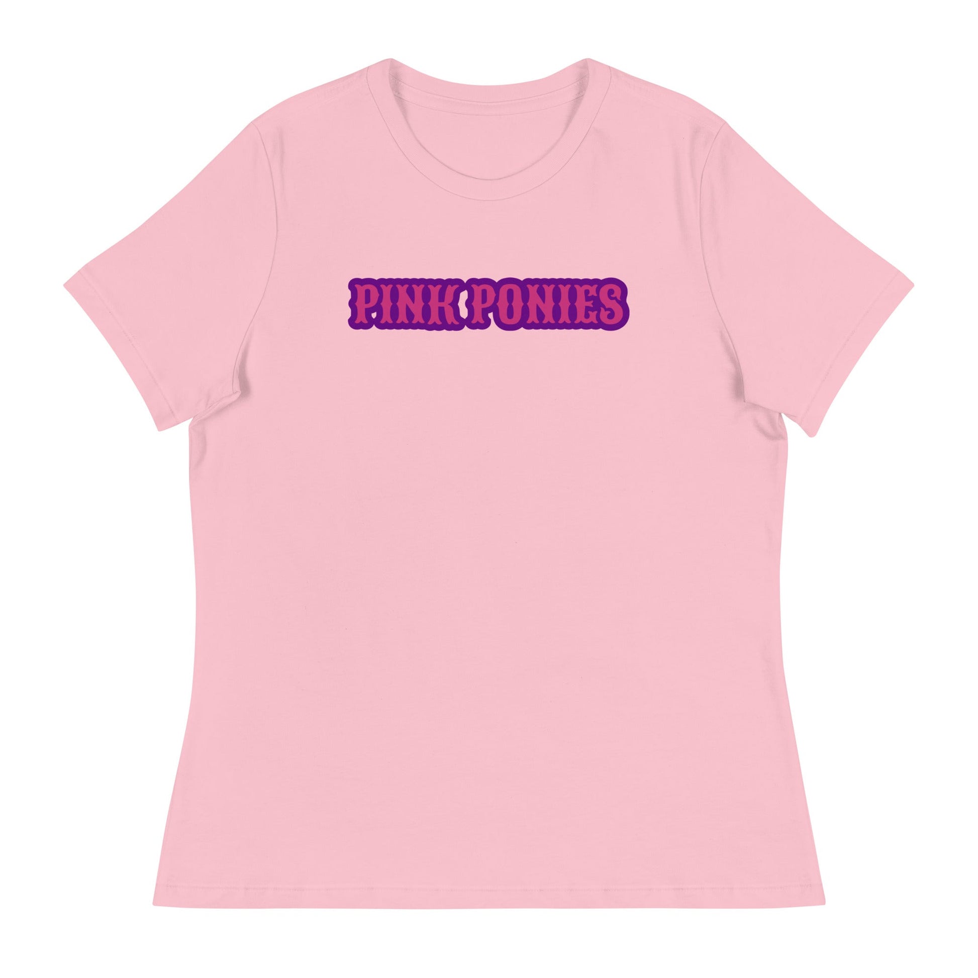 Performance | Women's Relaxed T Shirt | Pink Pony Athletic Club | Script Logo