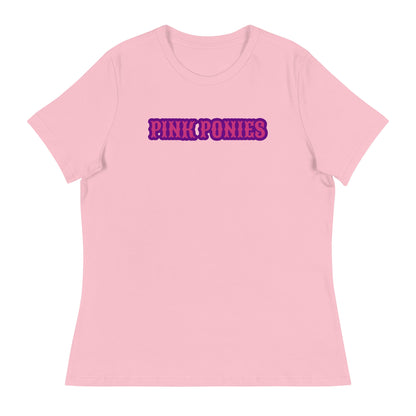 Performance | Women's Relaxed T Shirt | Pink Pony Athletic Club | Script Logo