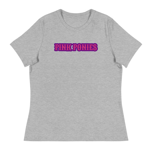 Performance | Women's Relaxed T Shirt | Pink Pony Athletic Club | Script Logo