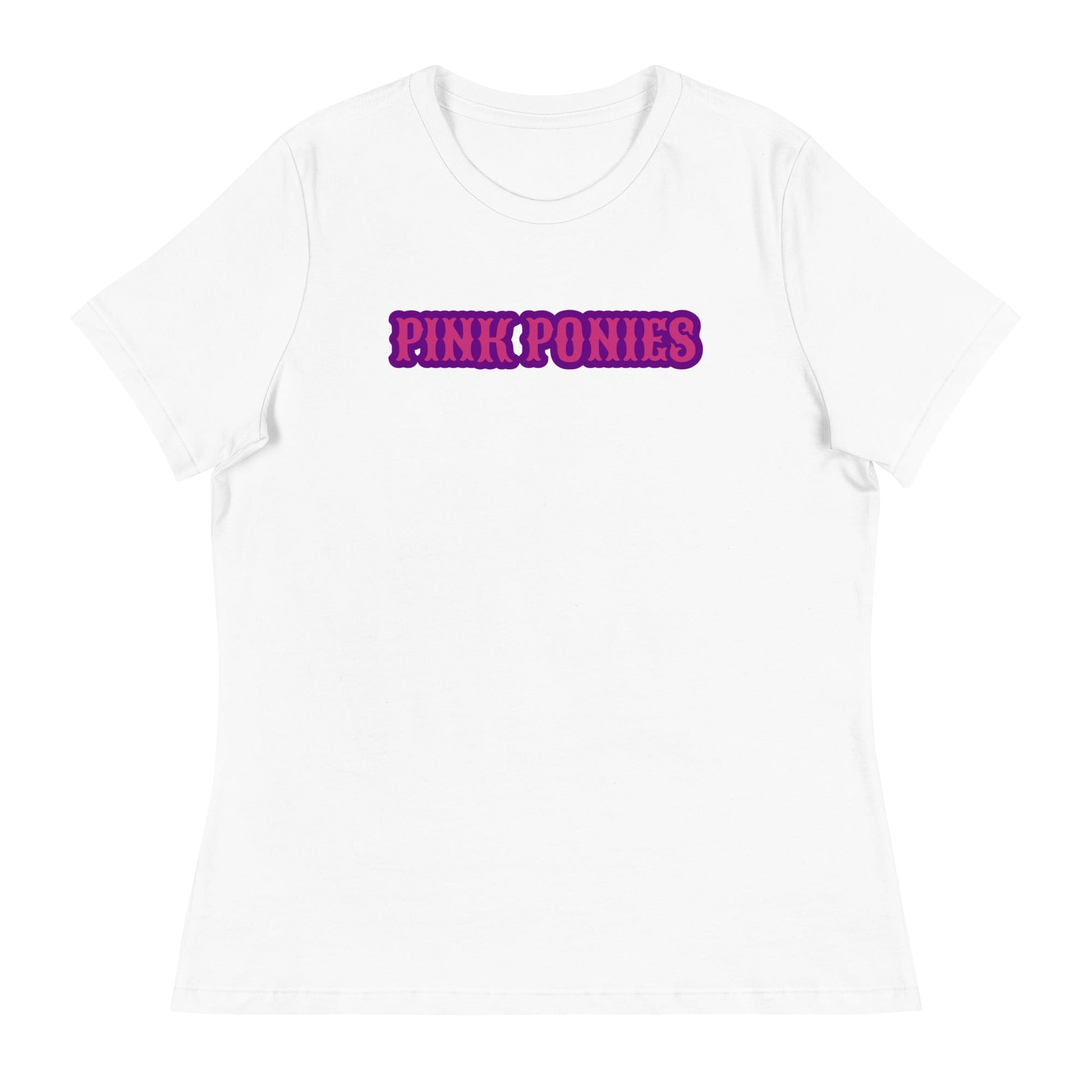 Performance | Women's Relaxed T Shirt | Pink Pony Athletic Club | Script Logo