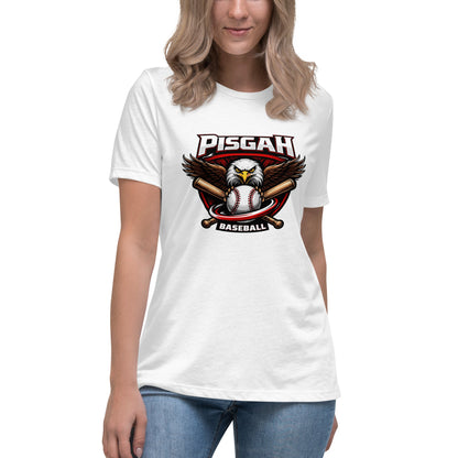 Performance | Women's Relaxed T Shirt | Pisgah Rec League | Eagle Baseball Logo