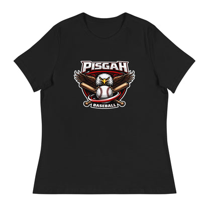 Performance | Women's Relaxed T Shirt | Pisgah Rec League | Eagle Baseball Logo