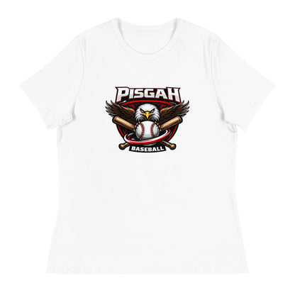 Performance | Women's Relaxed T Shirt | Pisgah Rec League | Eagle Baseball Logo