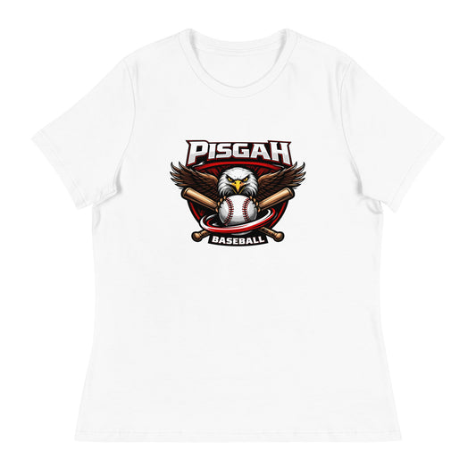 Performance | Women's Relaxed T Shirt | Pisgah Rec League | Eagle Baseball Logo