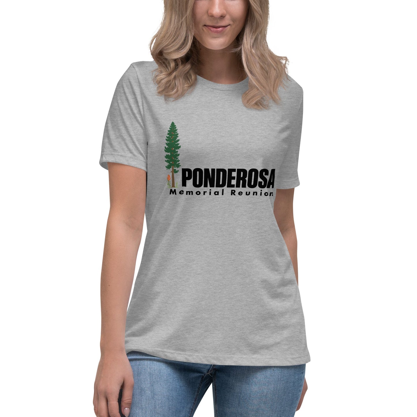Performance | Women's Relaxed T Shirt | ponderosa reunion | Memorial Logo