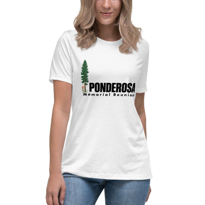 Performance | Women's Relaxed T Shirt | ponderosa reunion | Memorial Logo