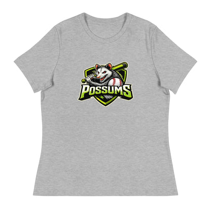 Performance | Women's Relaxed T Shirt | Possums | Mascot Logo