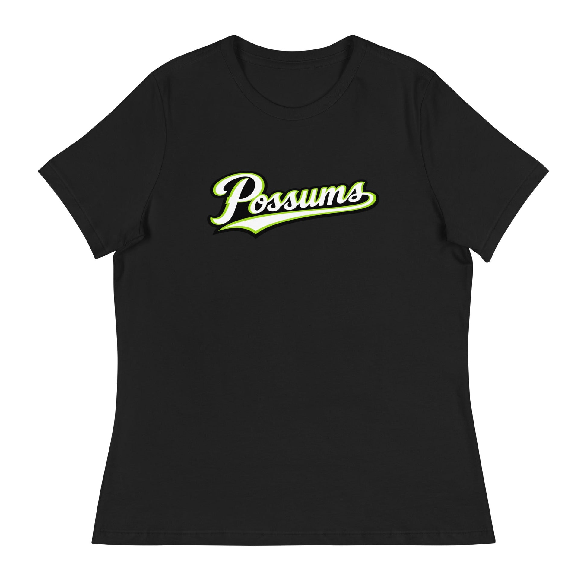 Performance | Women's Relaxed T Shirt | Possums | Script Logo