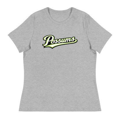 Performance | Women's Relaxed T Shirt | Possums | Script Logo