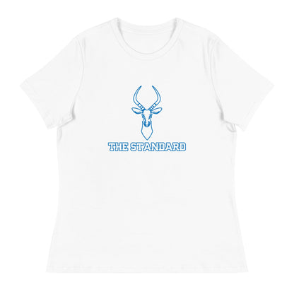 Performance | Women's Relaxed T Shirt | Poudre Football | Standard Mark Logo