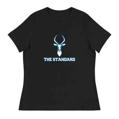 Performance | Women's Relaxed T Shirt | Poudre Football | Standard Mark Logo