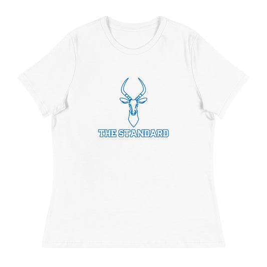 Performance | Women's Relaxed T Shirt | Poudre Football | Standard Mark Logo