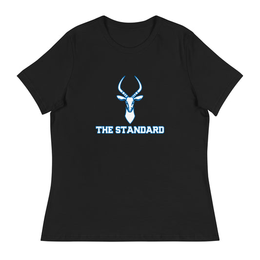 Performance | Women's Relaxed T Shirt | Poudre Football | Standard Mark Logo