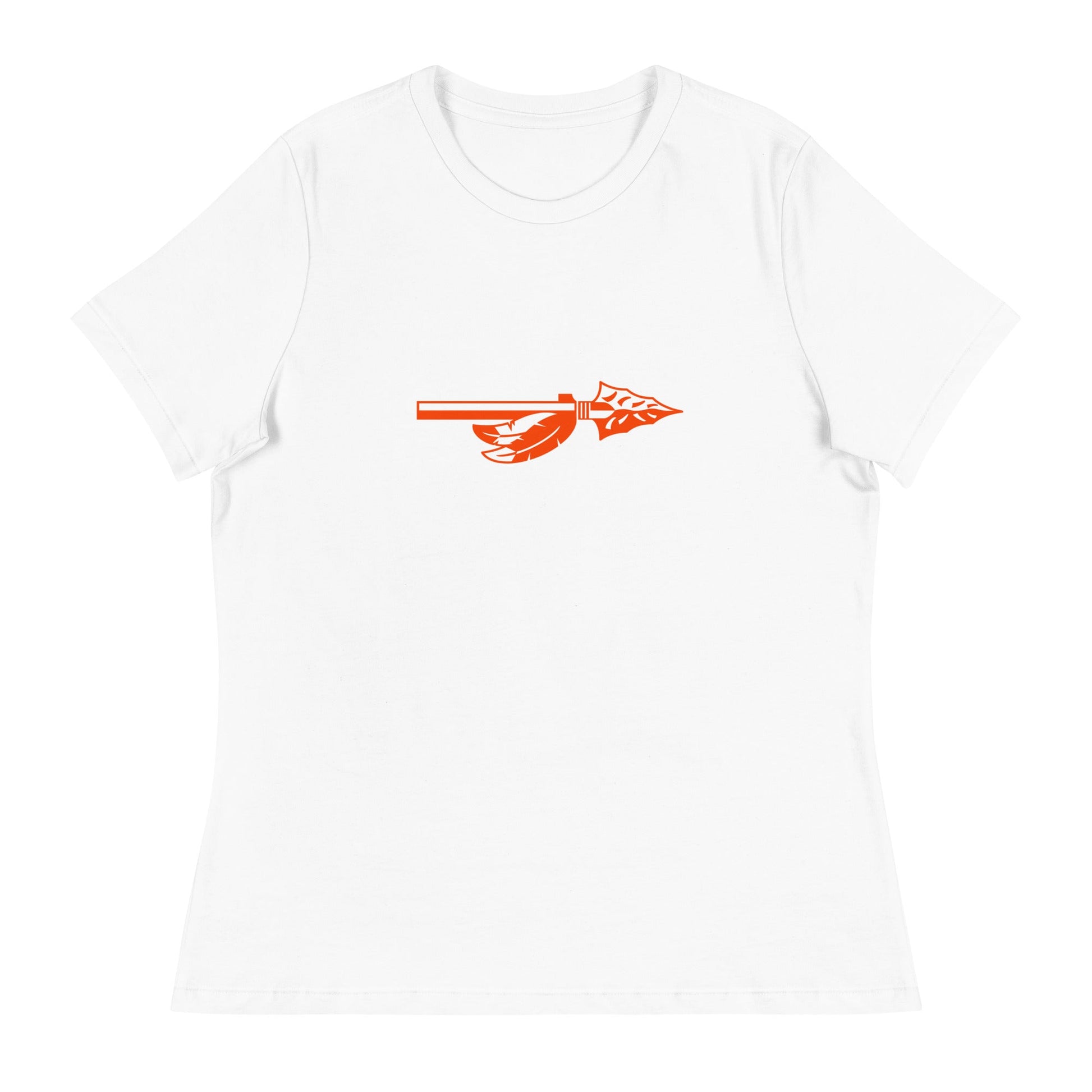 Performance | Women's Relaxed T Shirt | Powhatan lacrosse | Arrowhead Logo