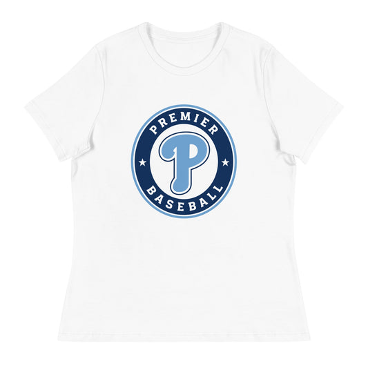 Performance | Women's Relaxed T Shirt | Premier Baseball | Badge Logo