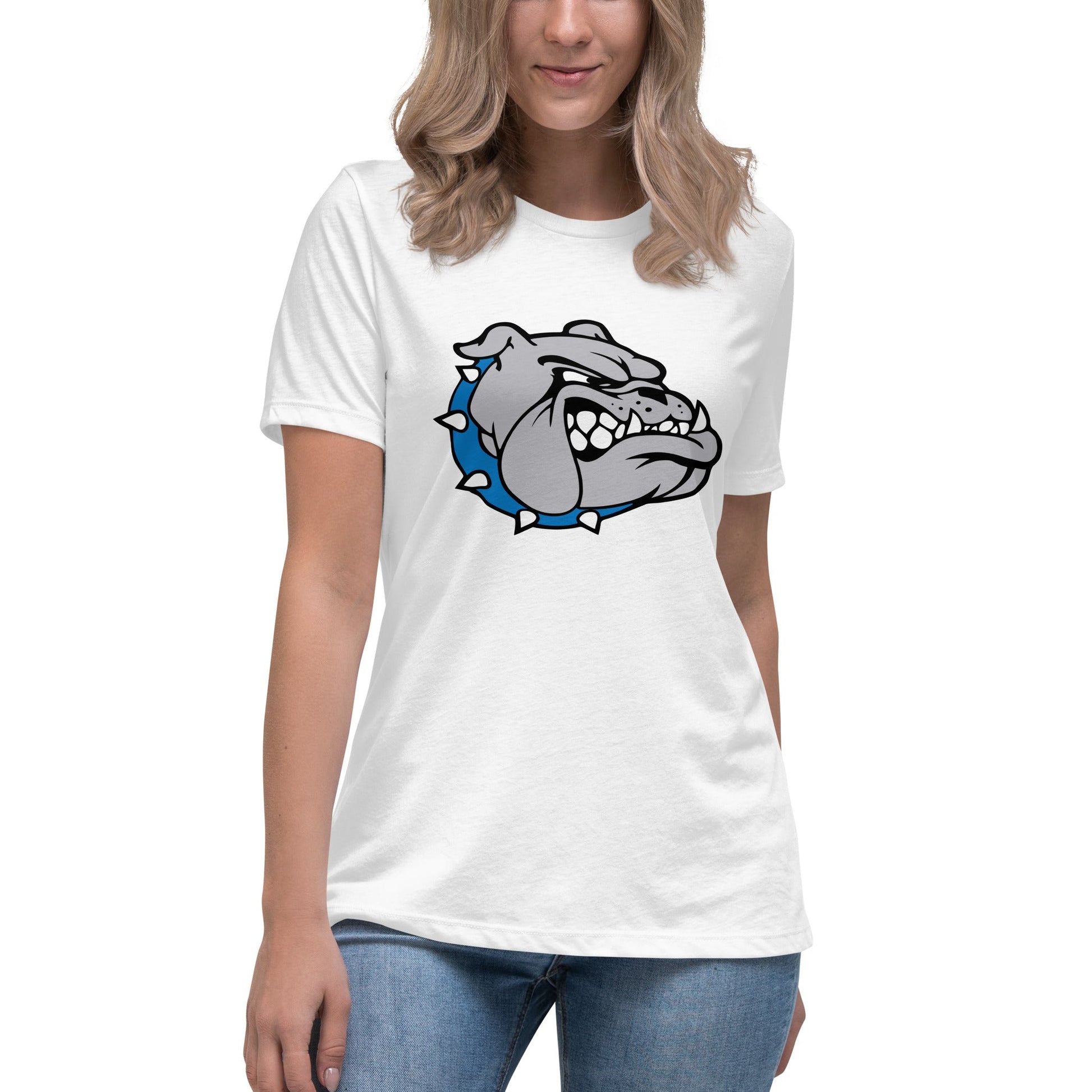 Performance | Women's Relaxed T Shirt | Pretty Prairie Bulldog Football