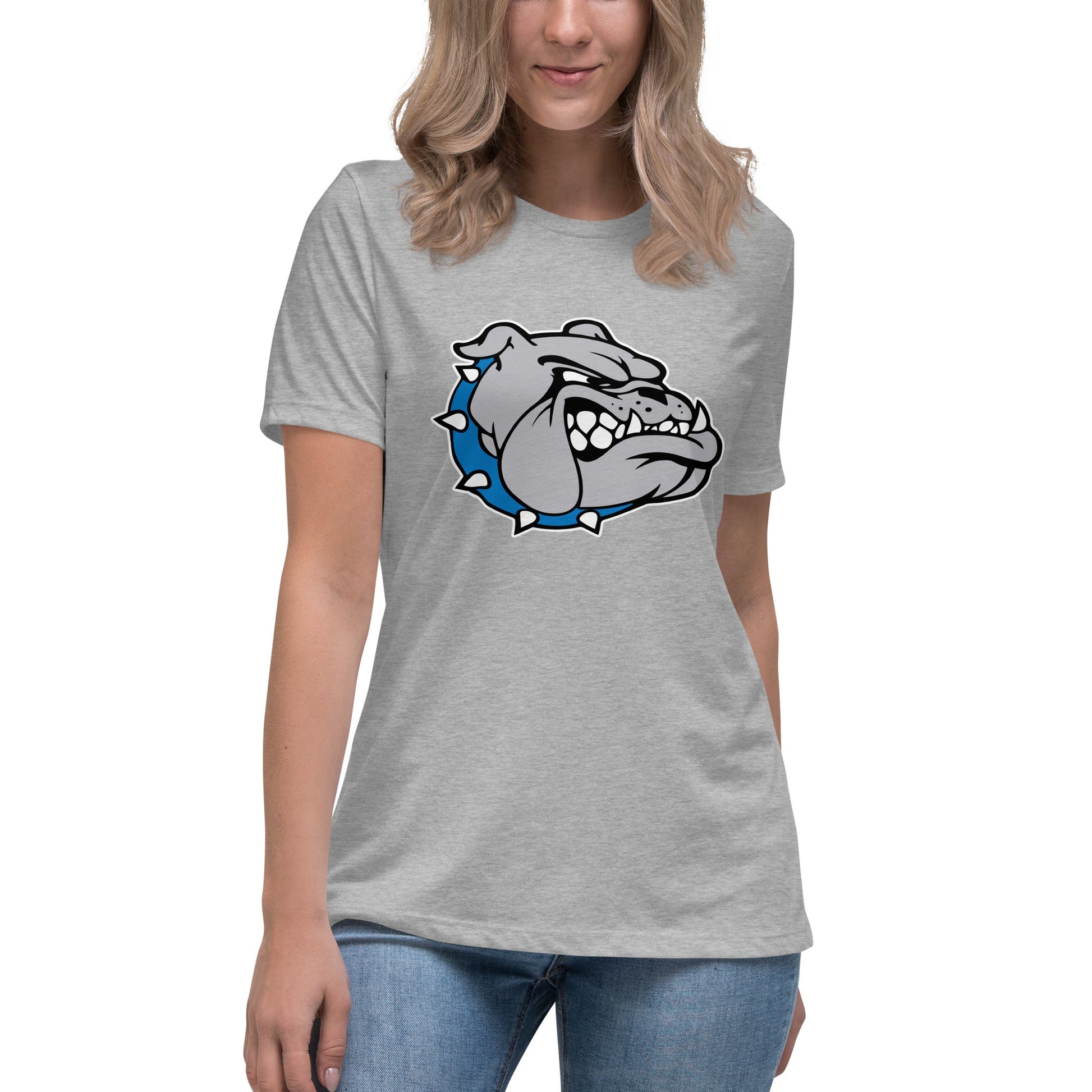 Performance | Women's Relaxed T Shirt | Pretty Prairie Bulldog Football