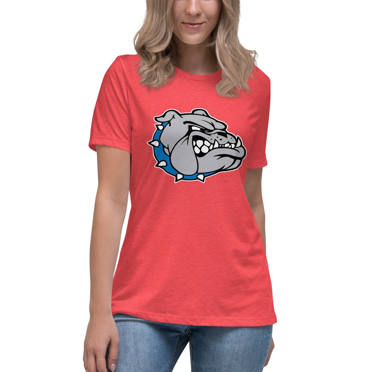 Performance | Women's Relaxed T Shirt | Pretty Prairie Bulldog Football