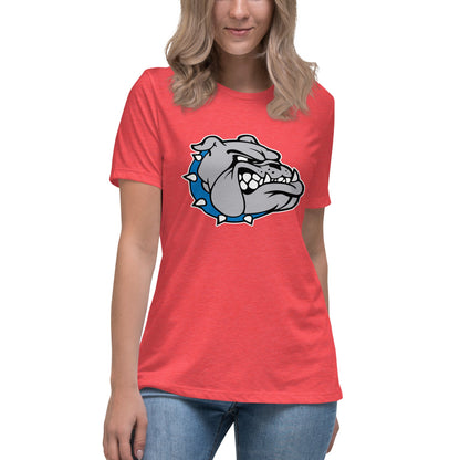 Performance | Women's Relaxed T Shirt | Pretty Prairie Bulldog Football