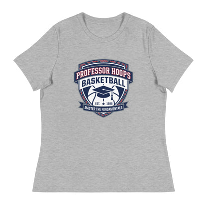 Performance | Women's Relaxed T Shirt | Professor Hoops Basketball | Crest Logo