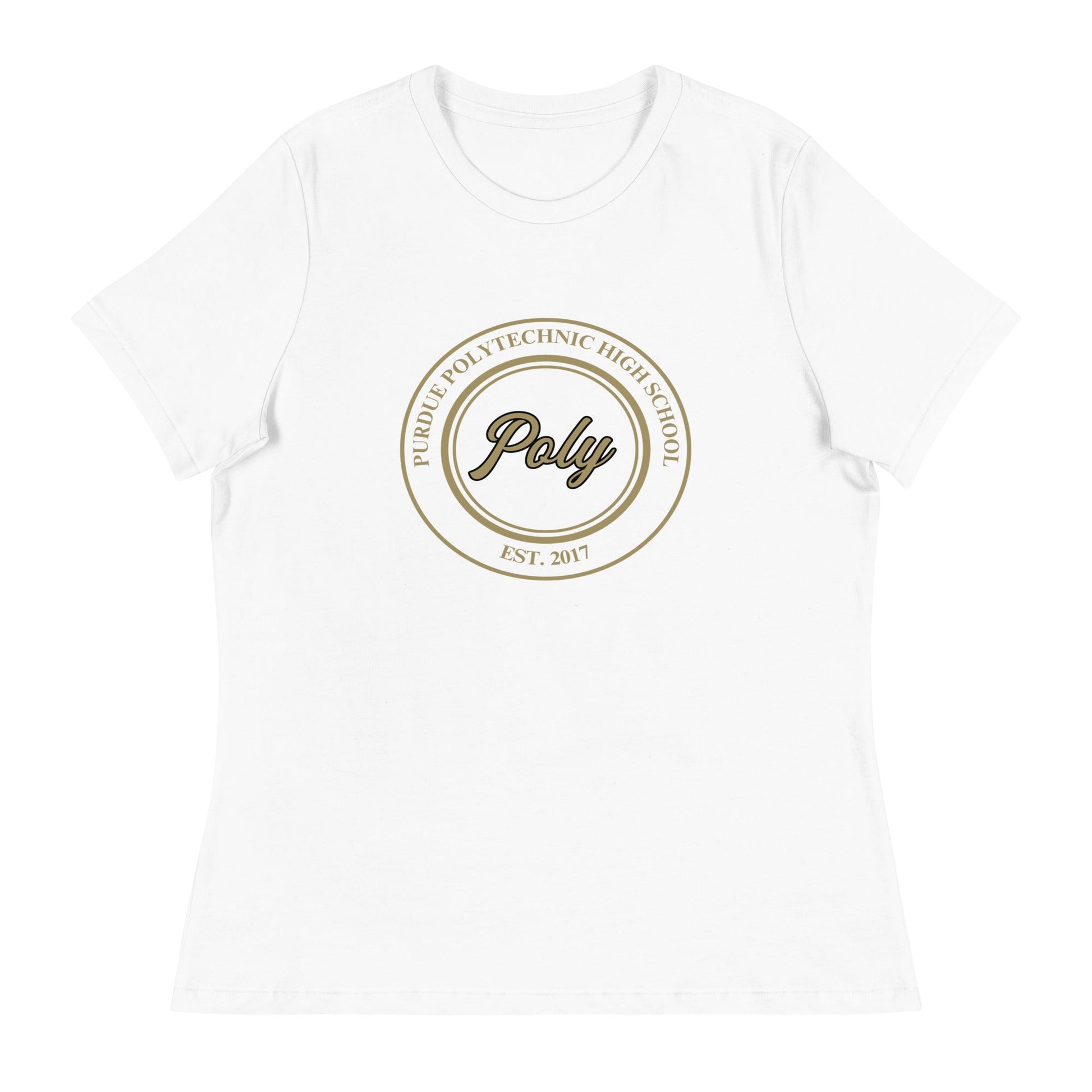 Performance | Women's Relaxed T Shirt | Purdue Polytechnic High School | Poly Seal Logo