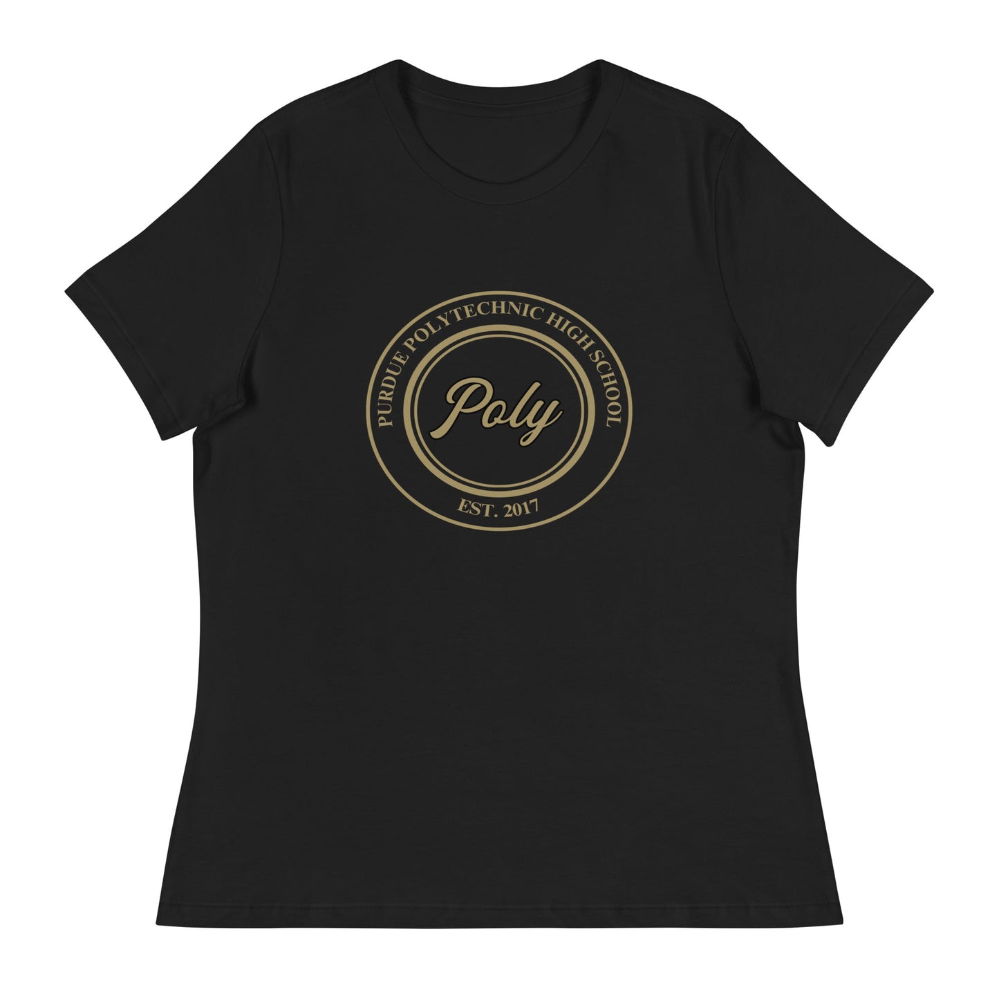 Performance | Women's Relaxed T Shirt | Purdue Polytechnic High School | Poly Seal Logo