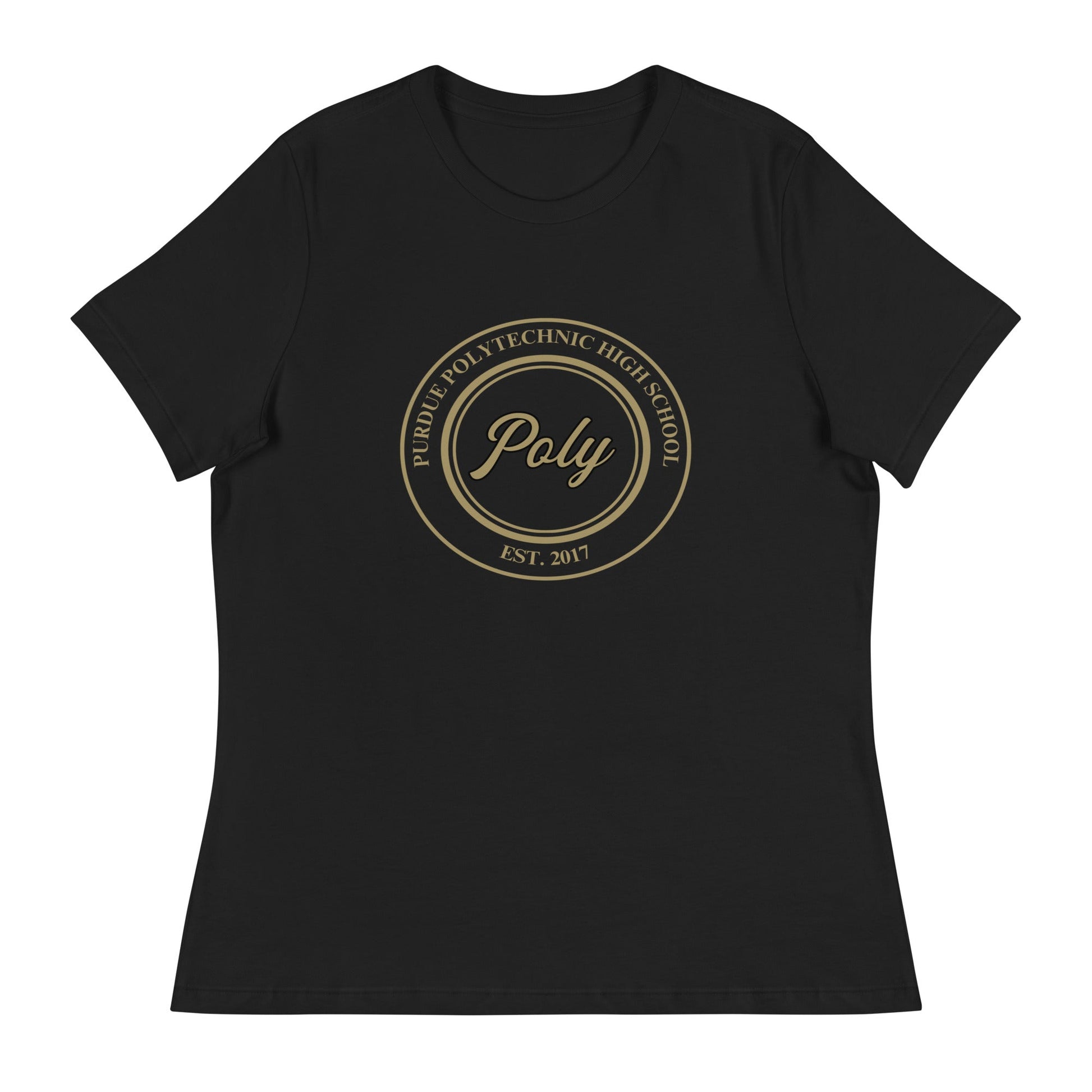 Performance | Women's Relaxed T Shirt | Purdue Polytechnic High School | Poly Seal Logo