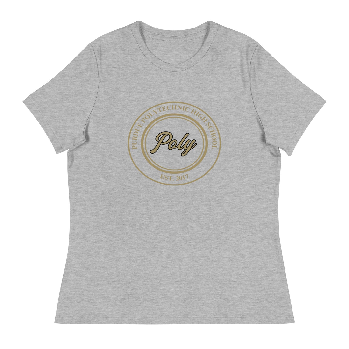 Performance | Women's Relaxed T Shirt | Purdue Polytechnic High School | Poly Seal Logo
