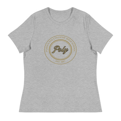 Performance | Women's Relaxed T Shirt | Purdue Polytechnic High School | Poly Seal Logo
