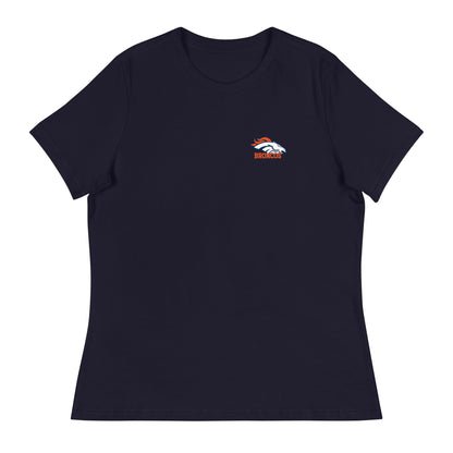 Performance | Women's Relaxed T Shirt | Rapid City Broncos - BHYFL | Athletics Logo